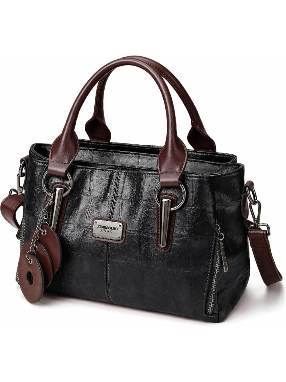 Stylish Vegan Leather Tote Bag for Women | Versatile Satchel & Travel Purse with